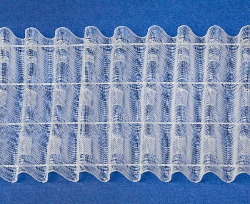 Bregenz variable pencil pleat transparent curtain tape